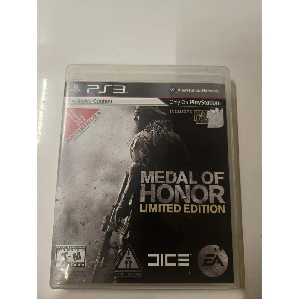 Medal of Honor -- Limited Edition (Sony PlayStation 3, 2010) PS3 Game Complete